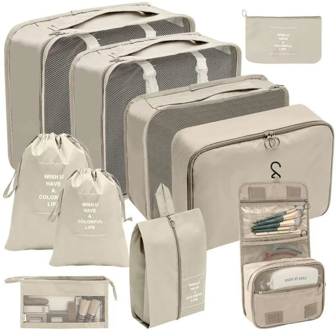 Travel Organizers 10/9/8/7 Pcs